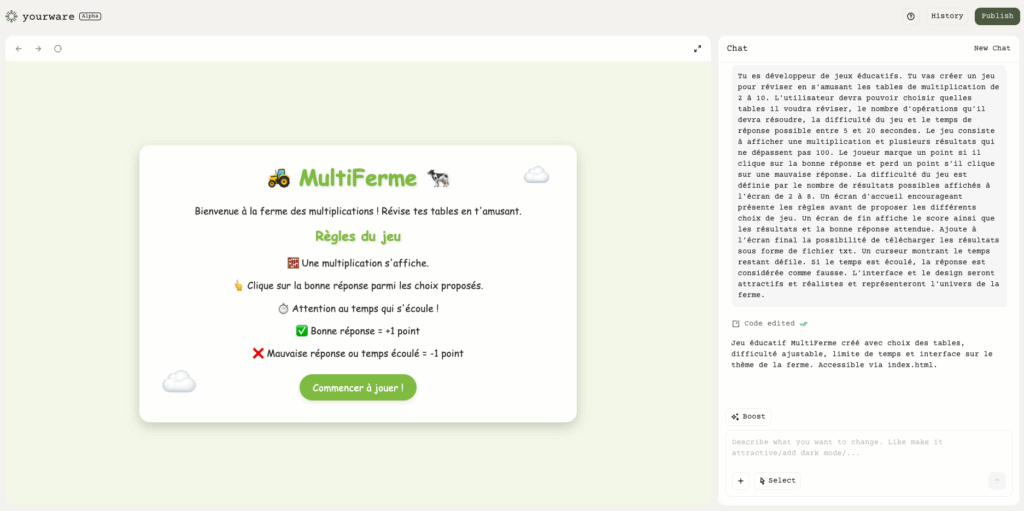 Yourware / capture 1