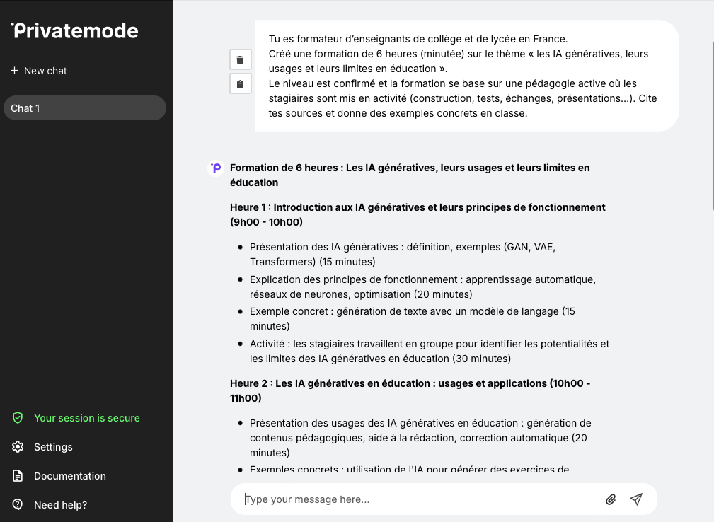 Privatemode / capture 1