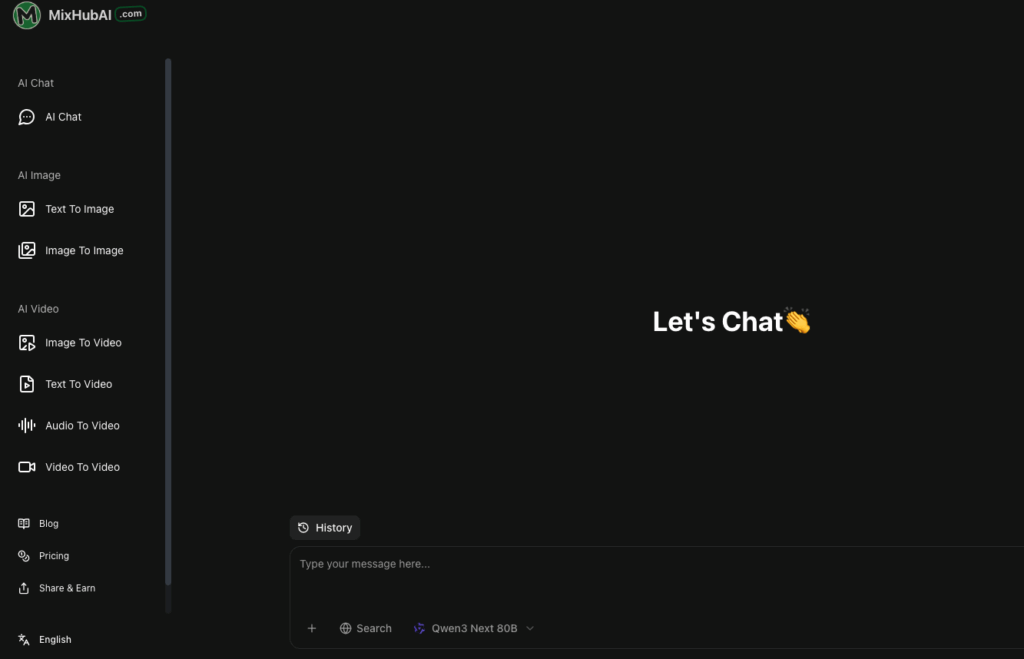 MixHub AI / capture 1