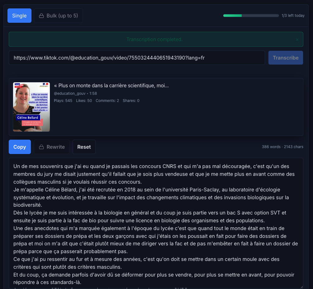 Transcriptik / capture 1