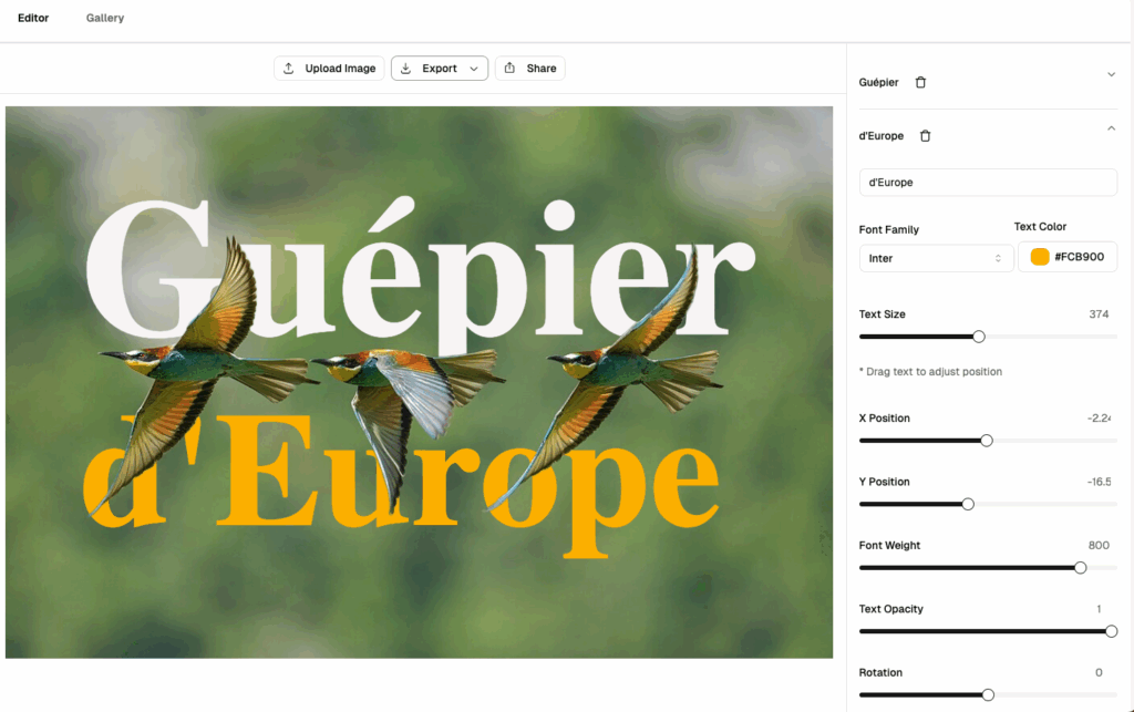 Text behind image / capture 1