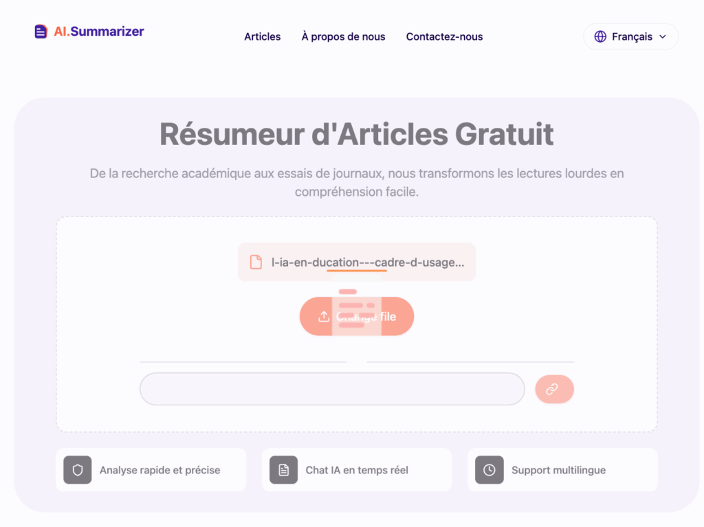 Article summarizer / capture 1