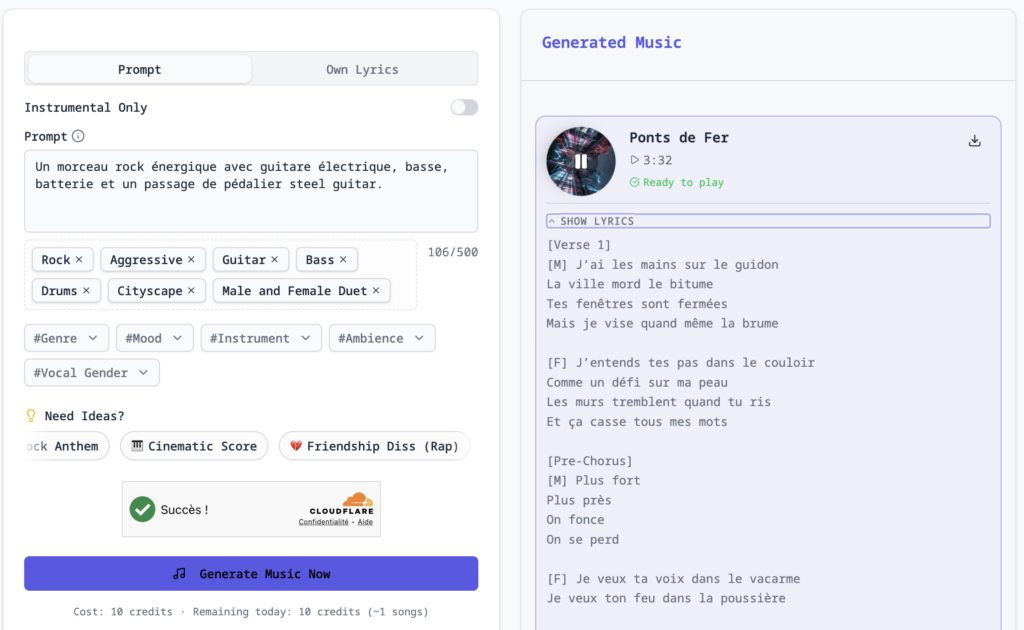 Music0 AI / capture 4