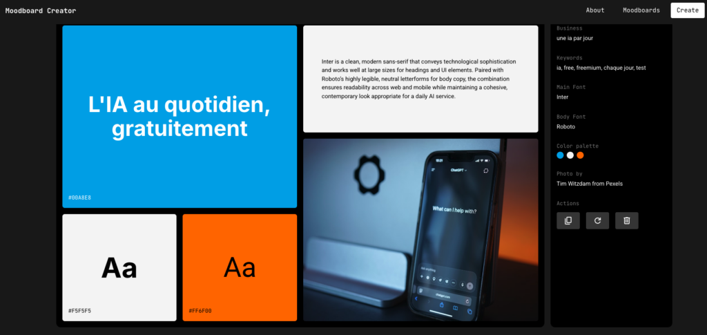Moodboard Creator / capture 3