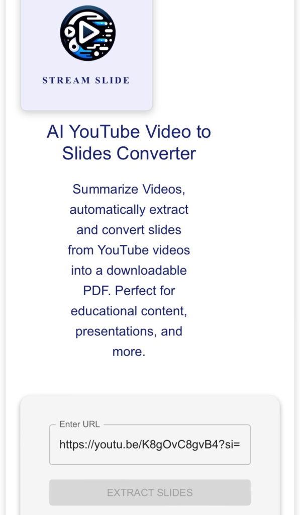 Stream slide / image 1
