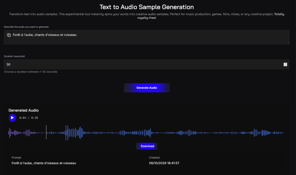 SoundBoost Text to Audio / capture 1